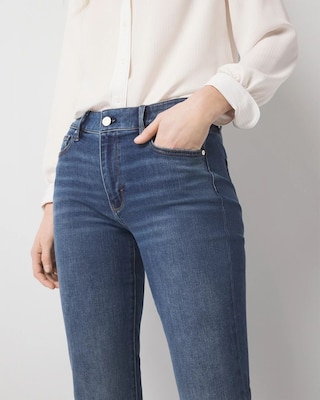 Mid-Rise Slim Jeans click to view larger image.
