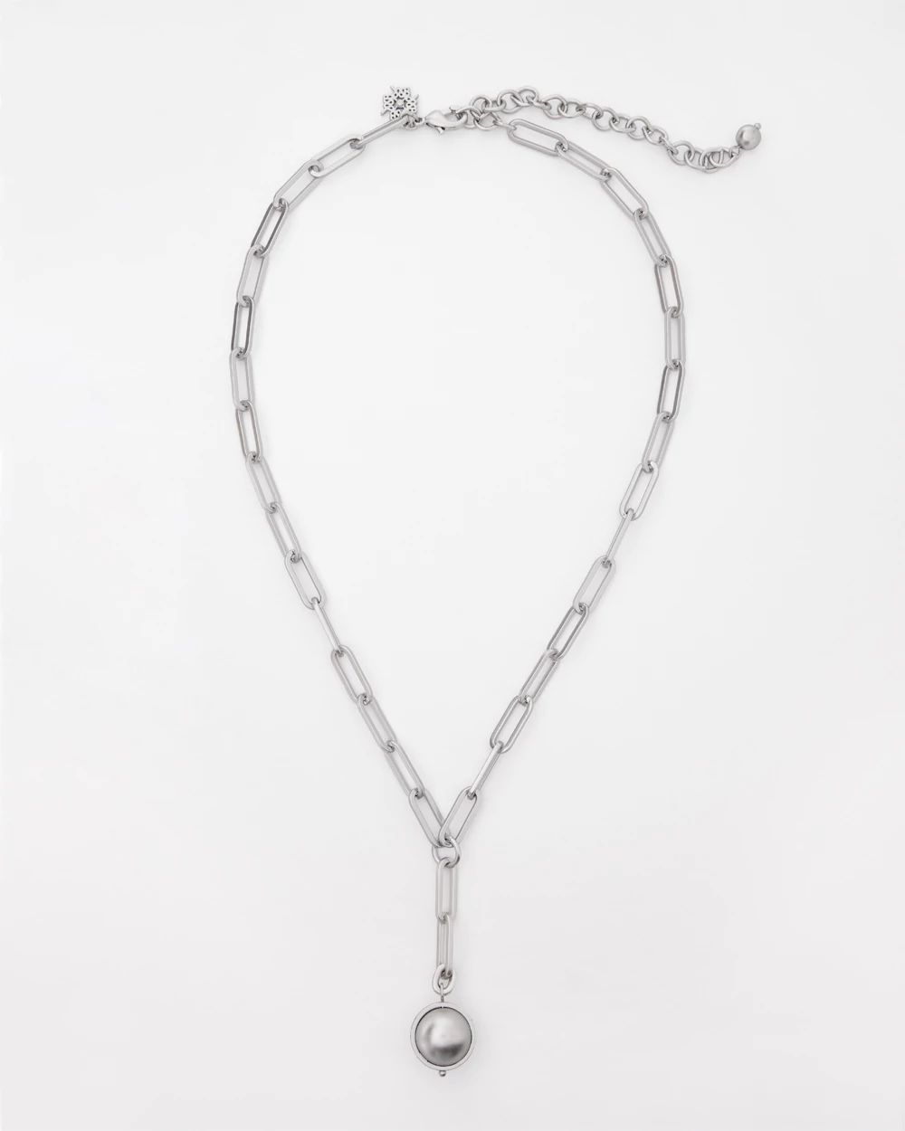 Silver Sphere Necklace