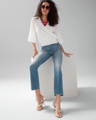 High Rise Sculpt Boot Crop Jeans
