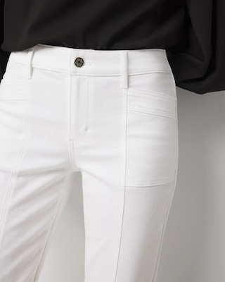 Mid-Rise Double Pocket Girlfriend Jean click to view larger image.