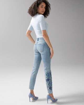 High-Rise Straight Jeans