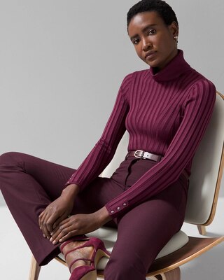 Long Sleeve Ribbed Turtleneck