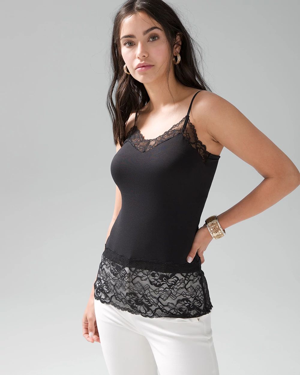 Lace-Hem Camisole