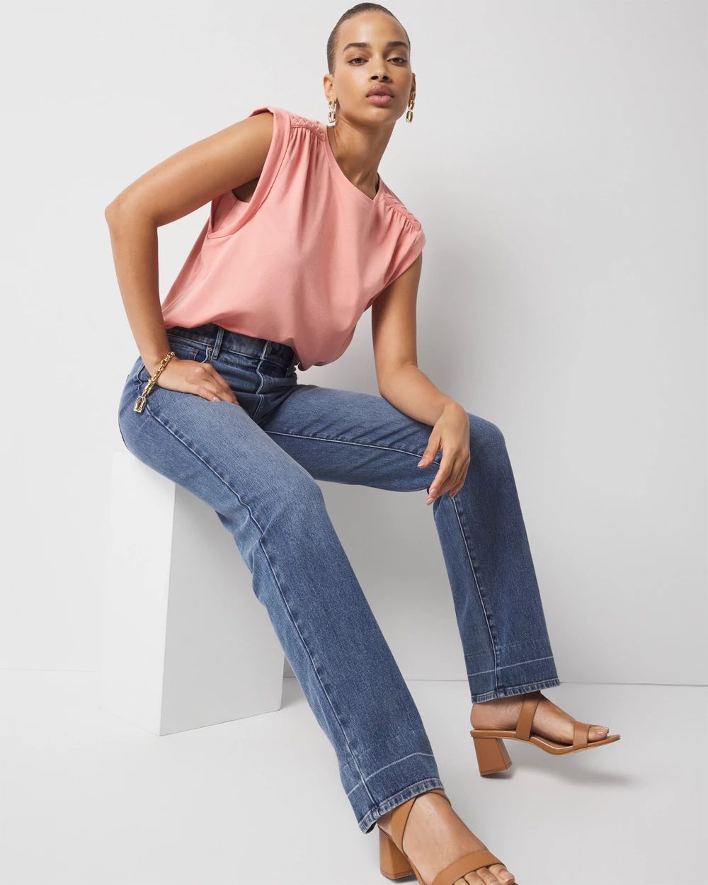 Braided Shoulder Tee