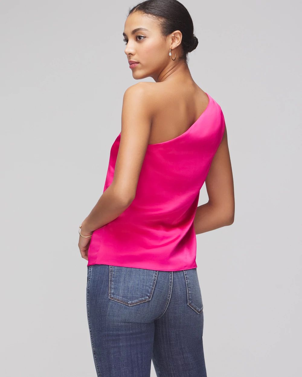 One Shoulder Ring Top