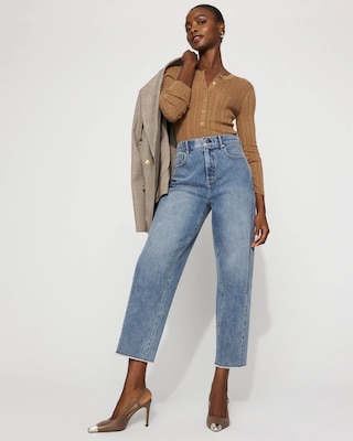 Ribbed Henley Sweater click to view larger image.