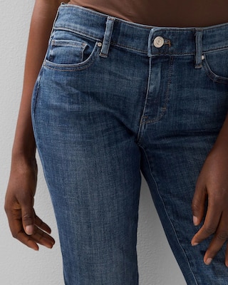 Curvy Mid-Rise Everyday Soft Denim™ Girlfriend Jeans click to view larger image.