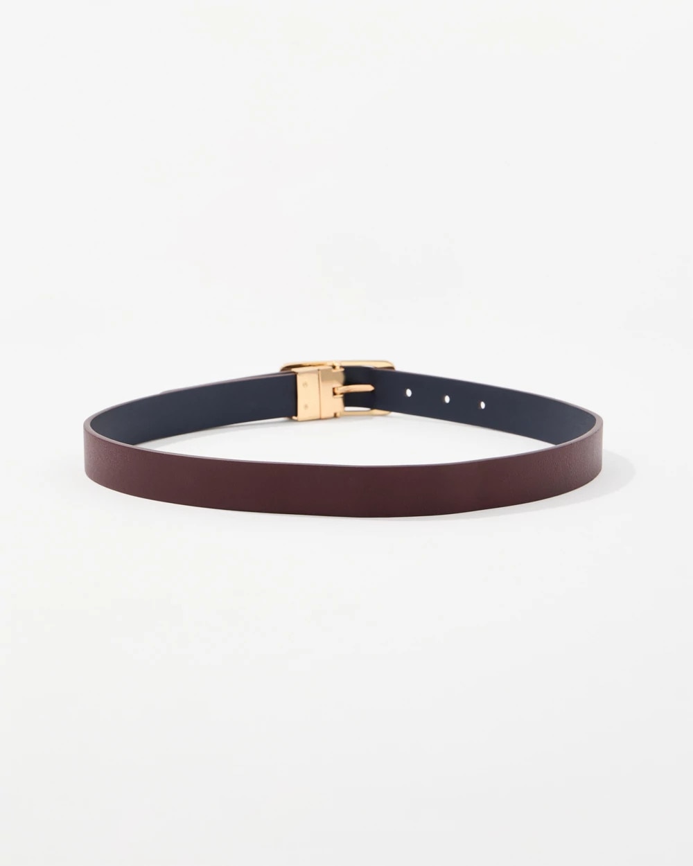 Reversible Faux Leather Pant Belt