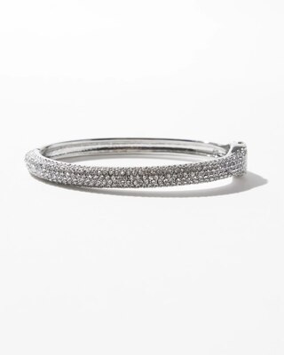 Silver Encrusted Bangle