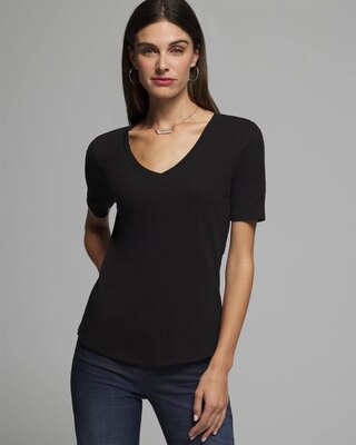 Outlet WHBM V-Neck Foundation Tee