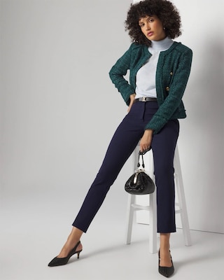 Petite Mid-Rise Stovepipe Pants click to view larger image.