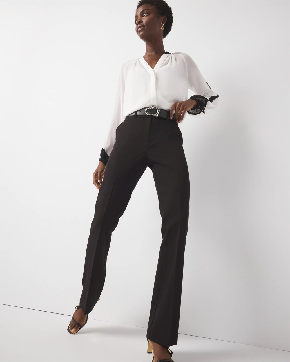 Petite High-Rise Trouser