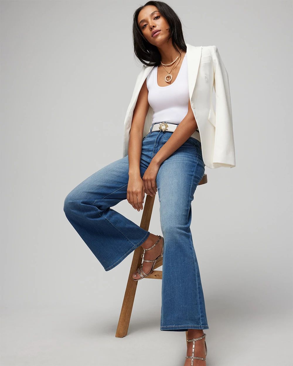 WHBM® FORME Scoopneck Bodysuit