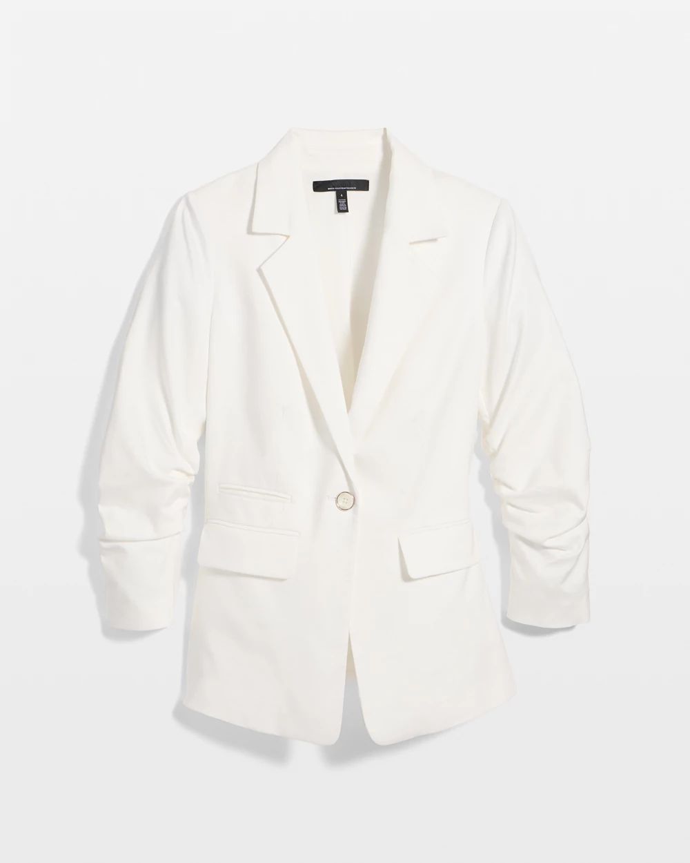 Ruched Sleeve Blazer click to view larger image.