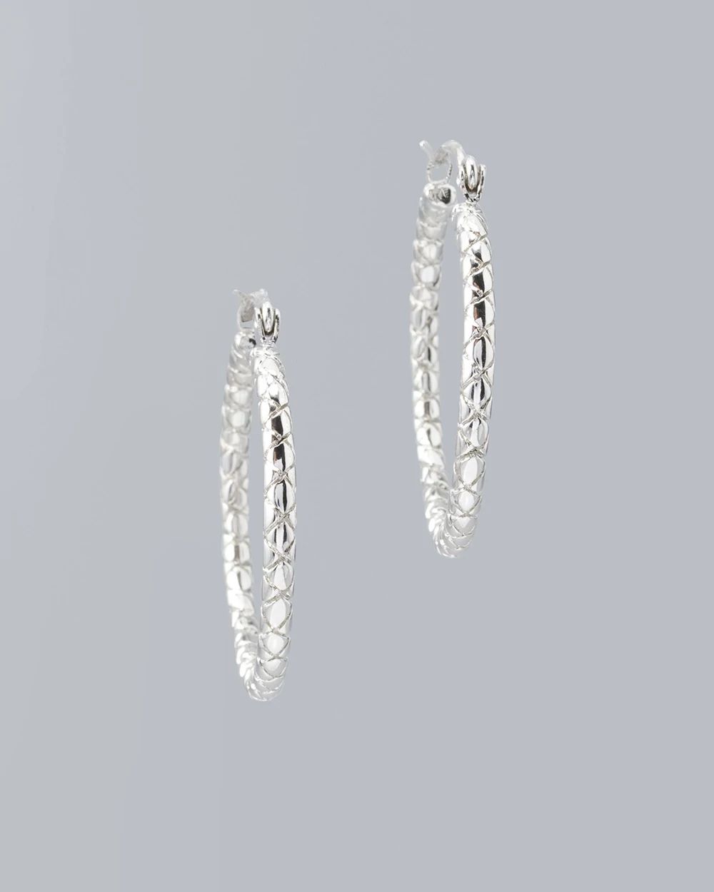 Convertible Ball-Charm Hoop Earrings