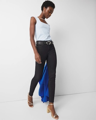 High-Rise Skinny Jeans click to view larger image.
