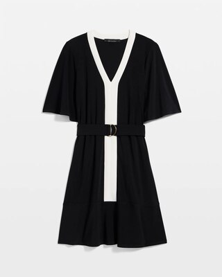 Matte Jersey Belted Kimono Dress click to view larger image.