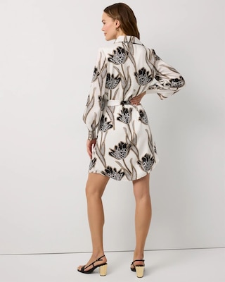 Twill Shirt Dress click to view larger image.