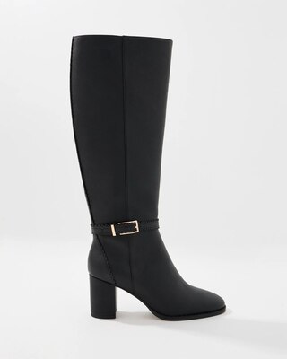 Buckle Detail Tall Boots click to view larger image.
