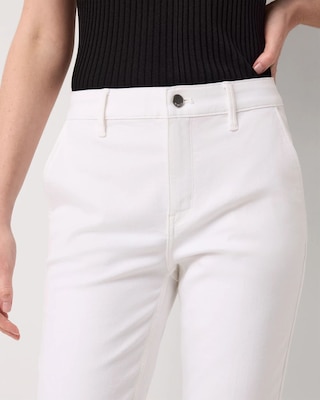 Cuffed High Rise Flare Jean click to view larger image.