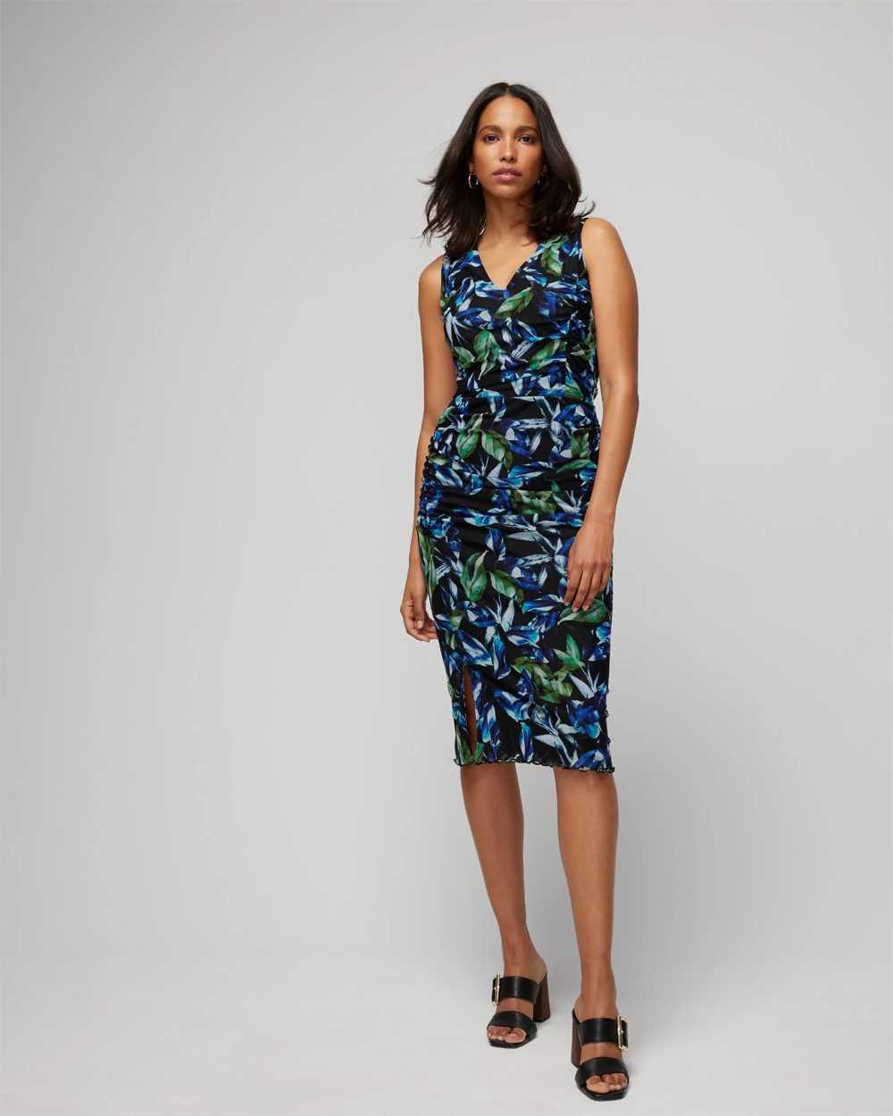 Reversible Mesh Midi Dress