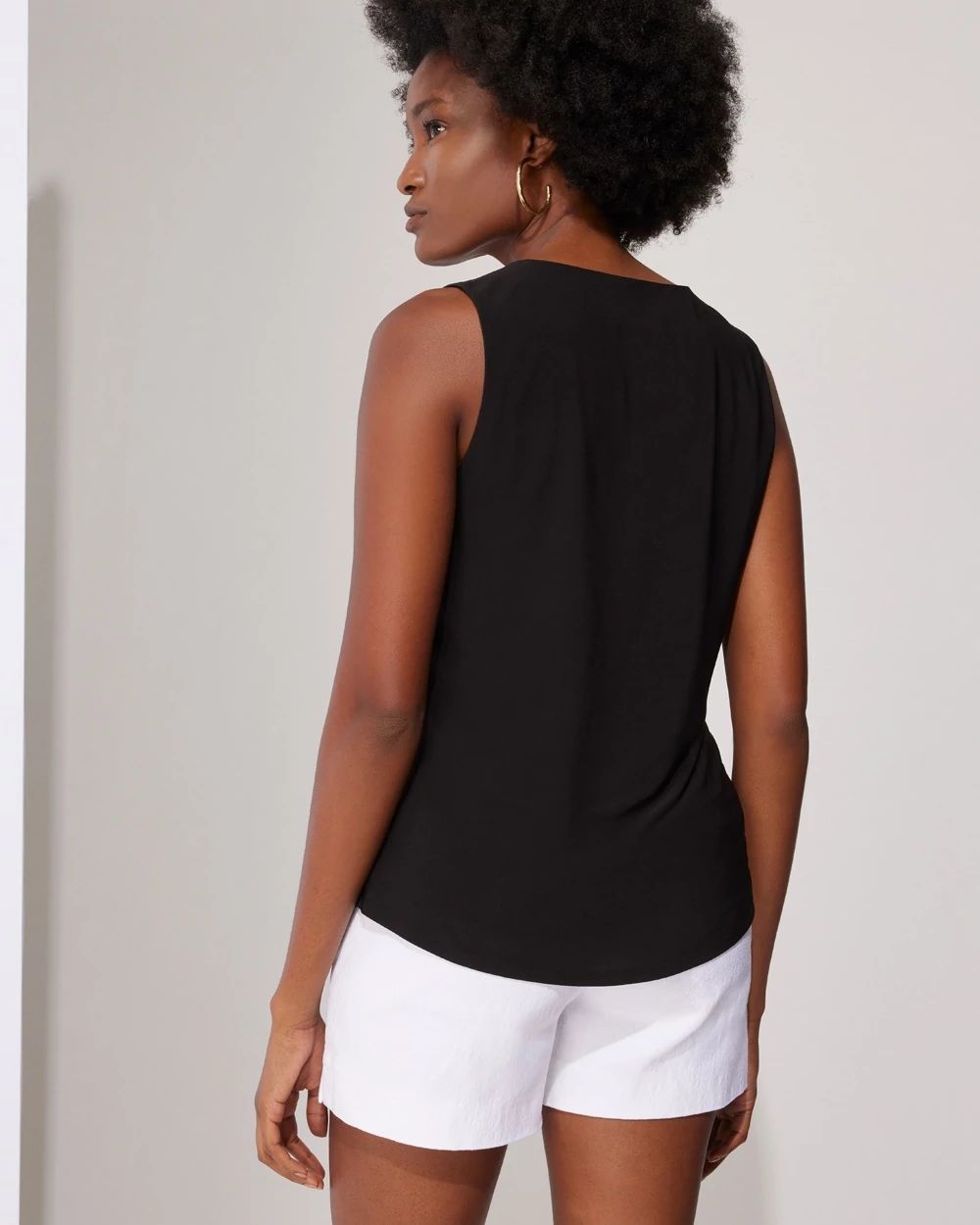 Outlet WHBM Lace-Up Tank Top