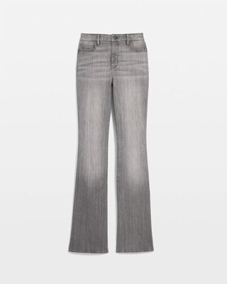High-Rise Skinny Flare Jeans click to view larger image.