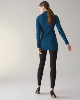 Petite Braid-Sleeve Tunic
