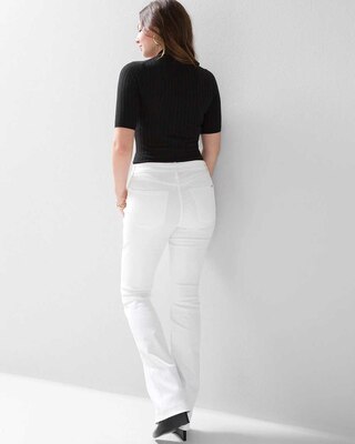High-Rise Skinny Flare Jeans click to view larger image.