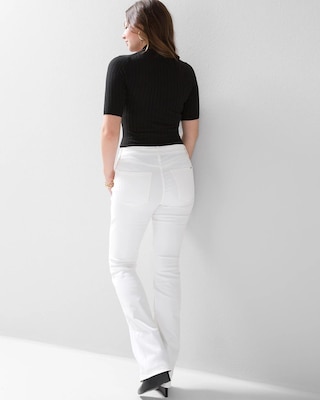 High-Rise Skinny Flare Jeans click to view larger image.