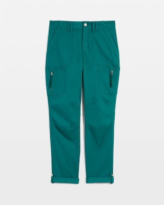 Mid-Rise Pret-A-Pedi Straight Cropped Pants click to view larger image.