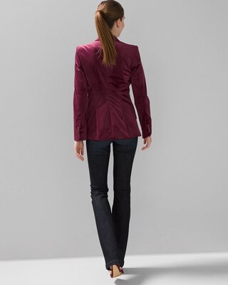 WHBM® Velvet Editor Blazer