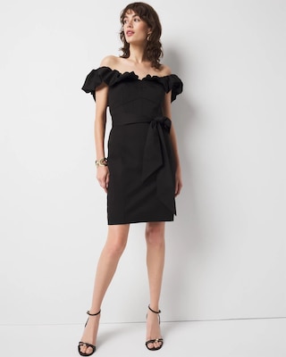 Petite Crocheted Lurex Tank Dress click to view larger image.