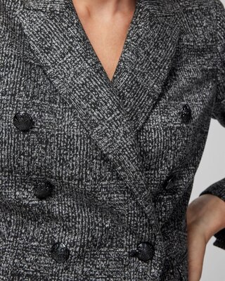 WHBM® Knit Plaid Studio Blazer click to view larger image.