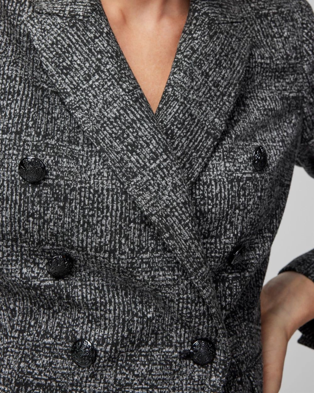 WHBM® Knit Plaid Studio Blazer