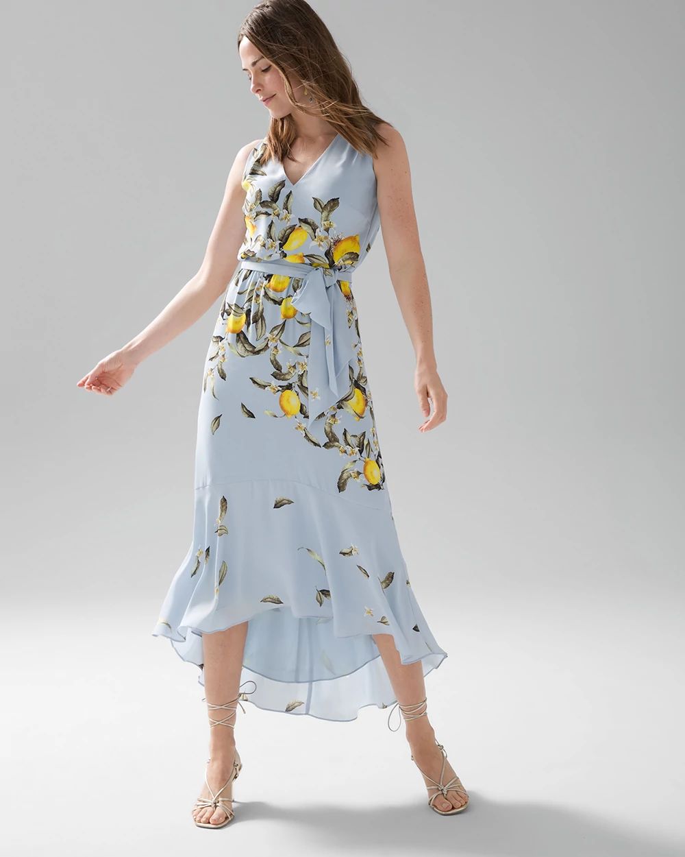 White house black market high low dress sales