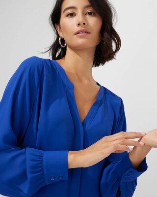 Outlet WHBM Soft Button-Down Shirt