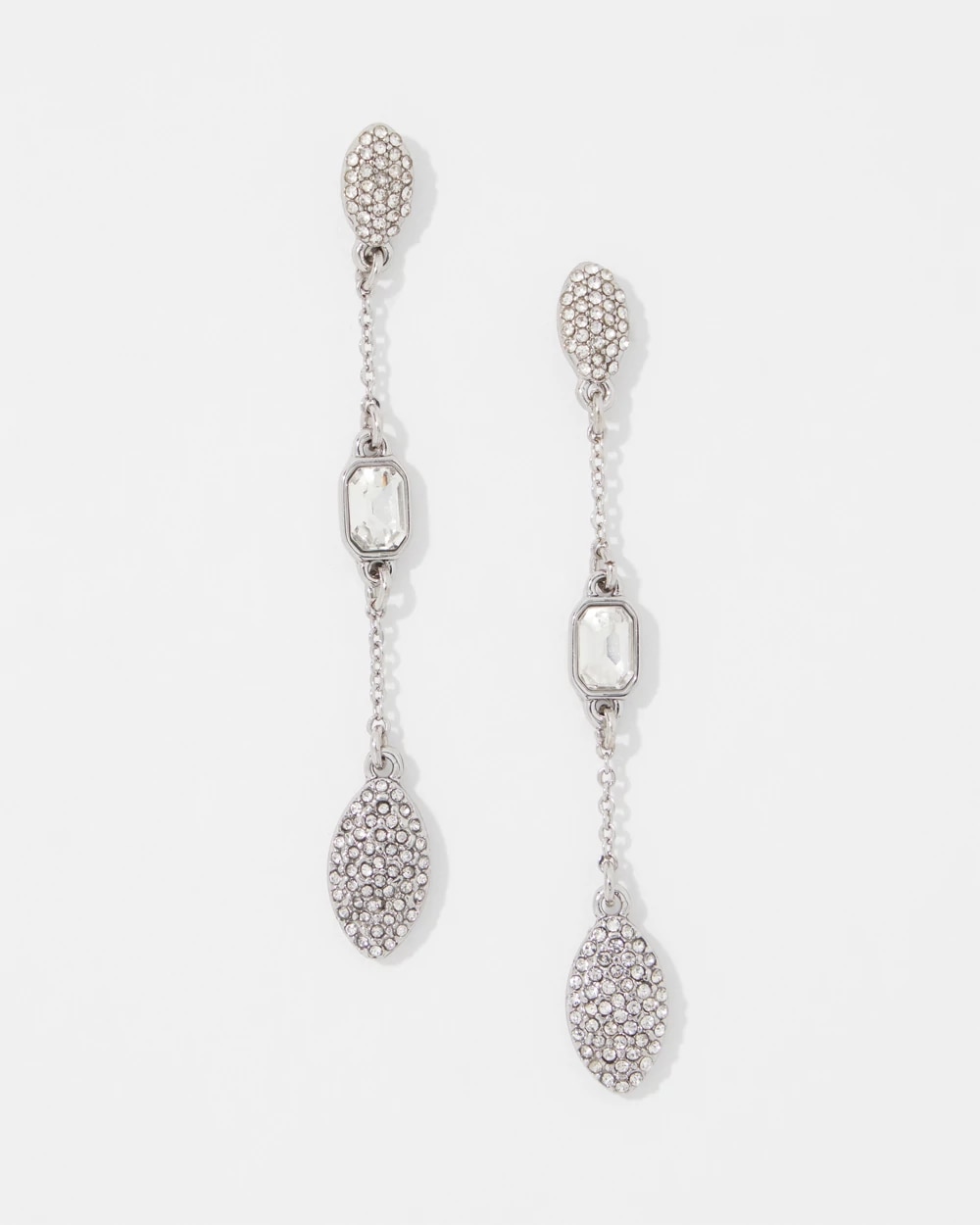 Pave Linear Earrings