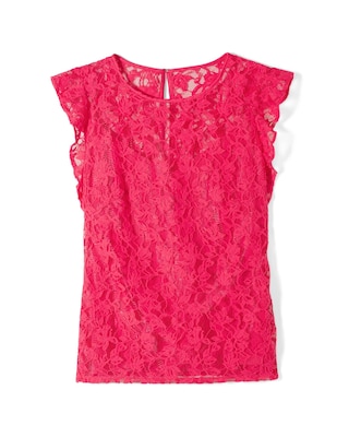 Sleeveless Lace Top