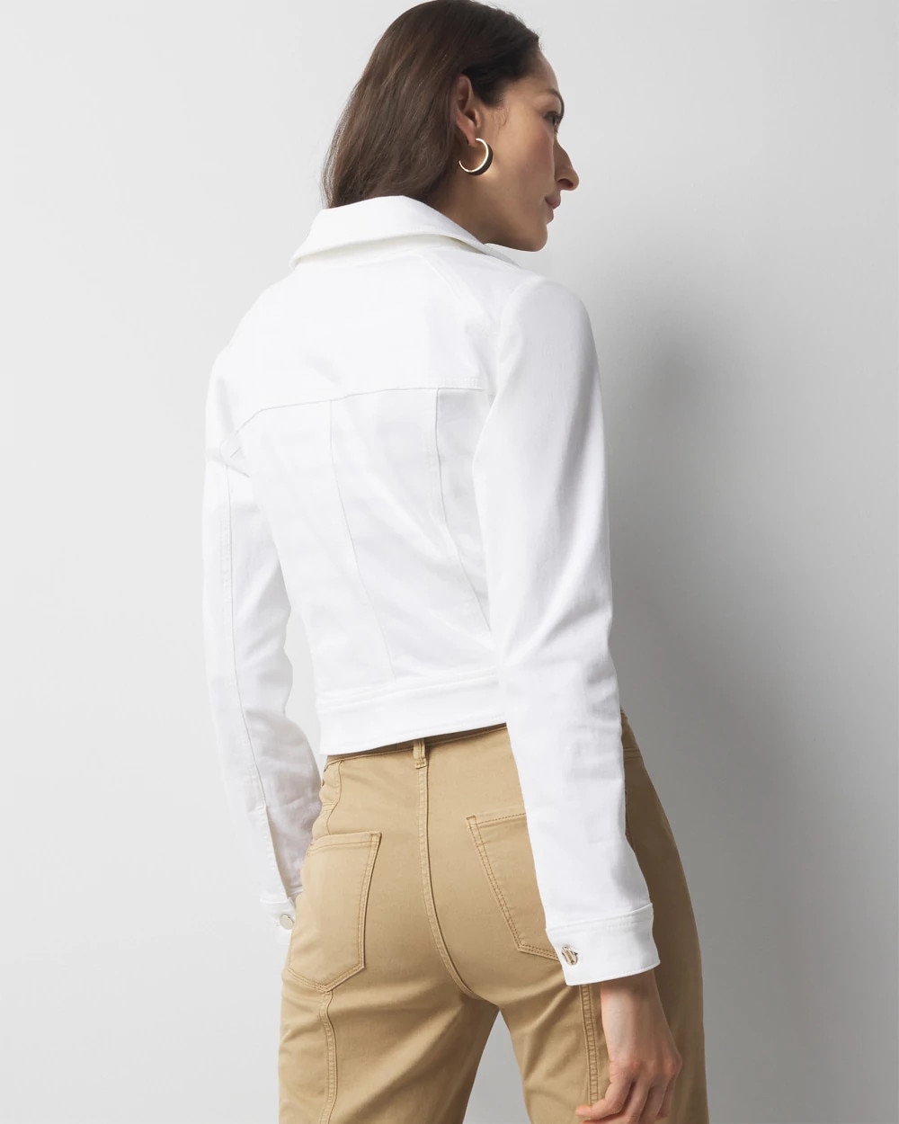 Cropped Denim Jacket - image 4