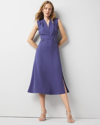 Crisscross Utility Midi Dress click to view larger image.