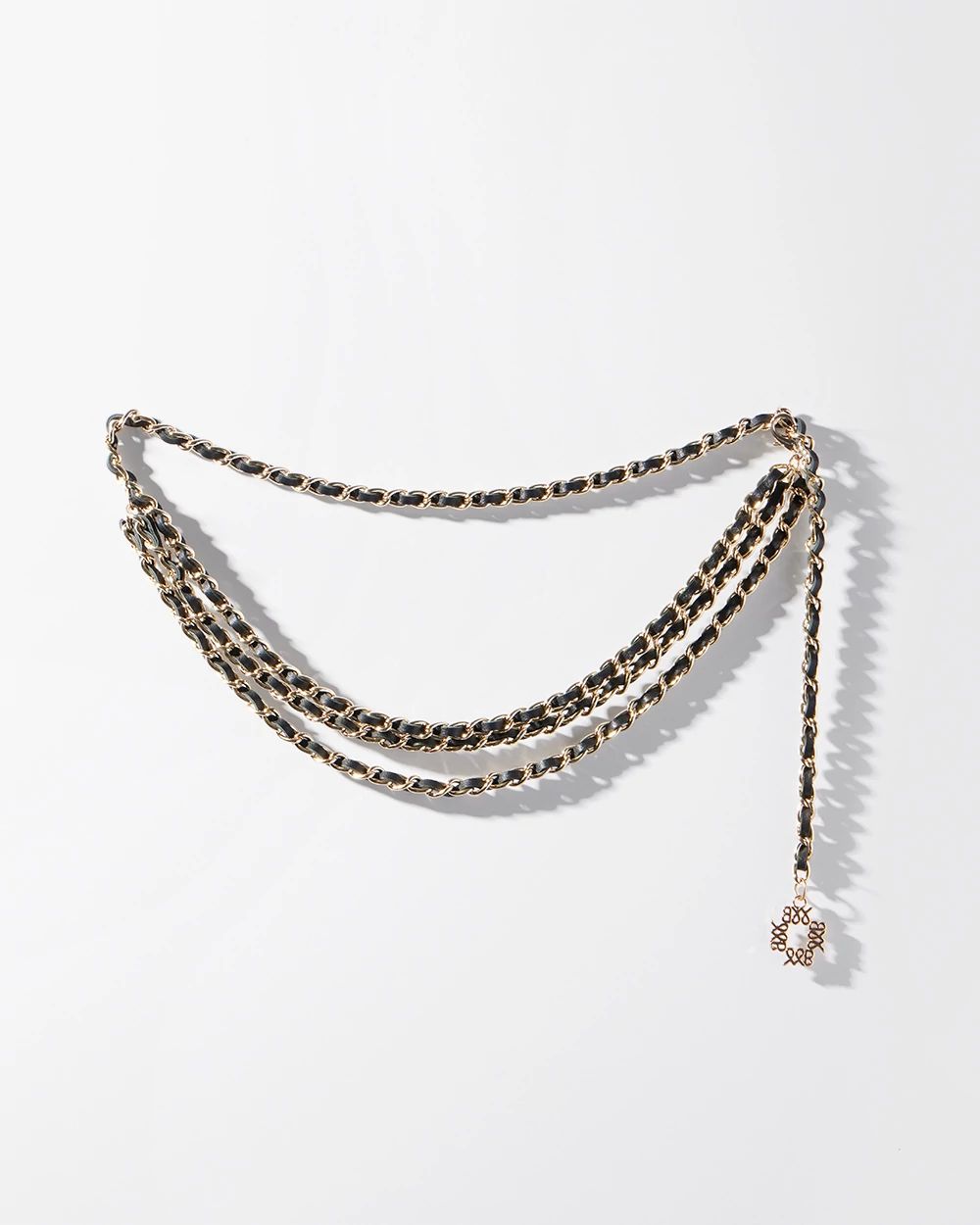 Black chain belt sale