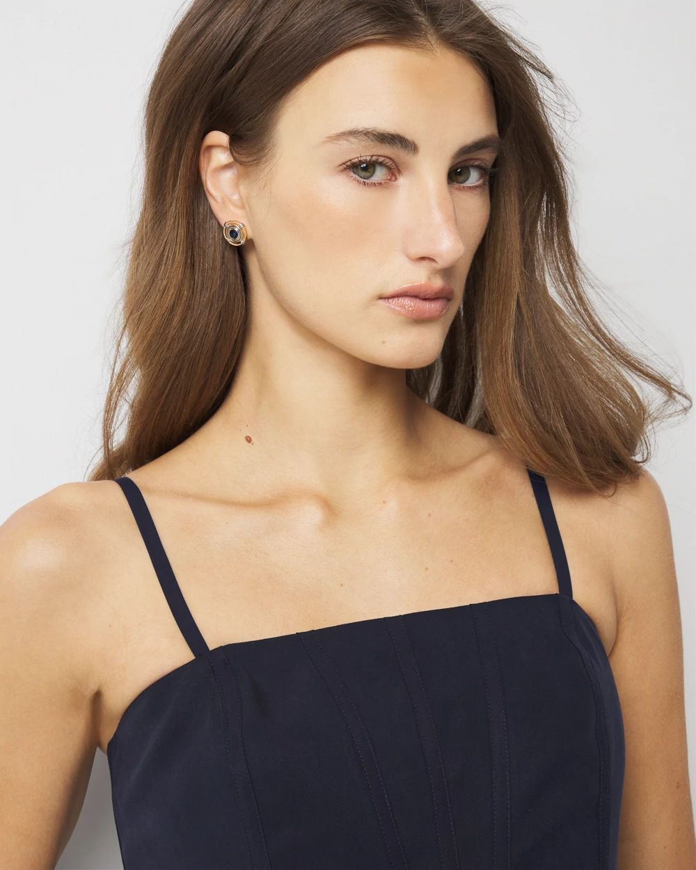 Belted Wide Leg Cropped Jumpsuit