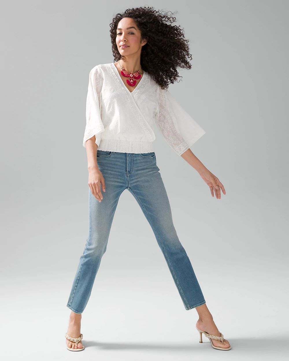 High Rise Sculpt Boot Crop Jeans