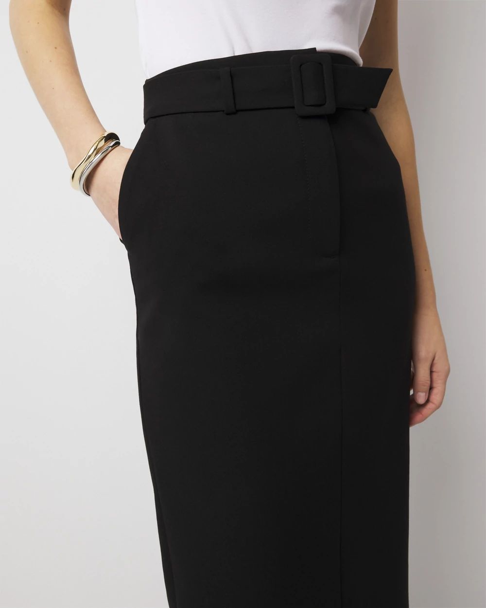 Belted Trouser Skirt