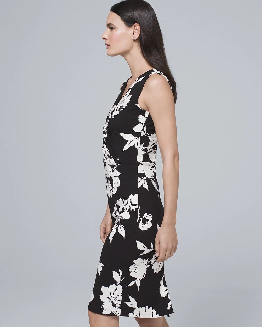Faux-Wrap Dress