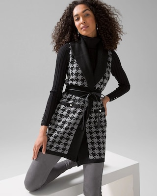 Houndstooth Vest