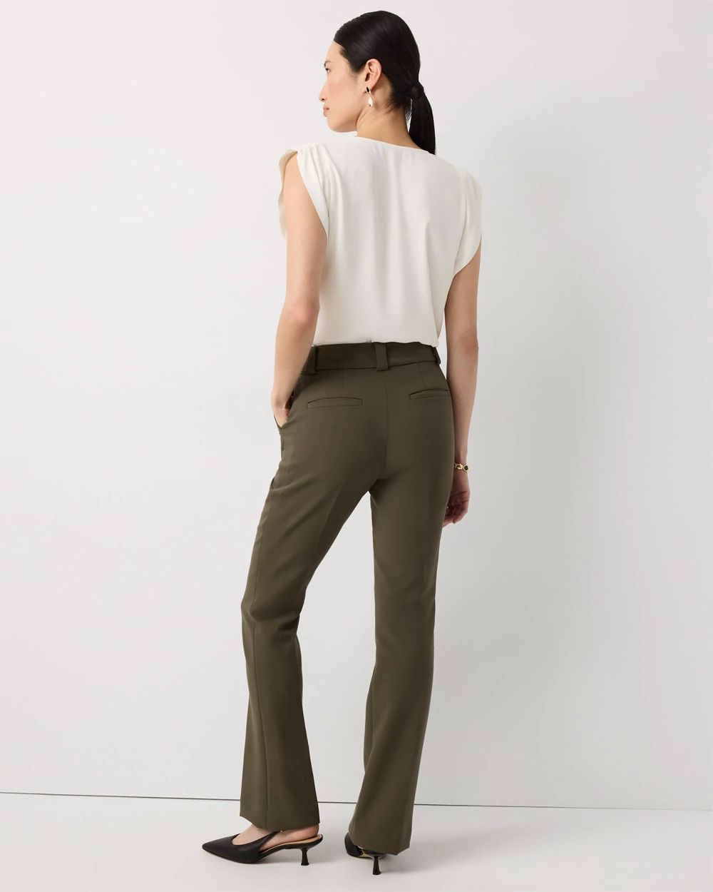 Petite High-Rise Blake Bootcut Pant