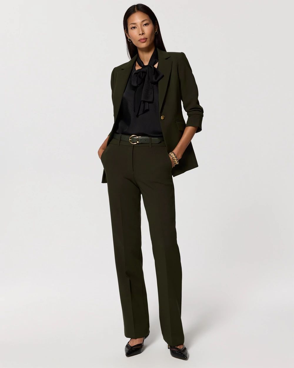 Luxe Stretch High Rise Riley Trouser click to view larger image.