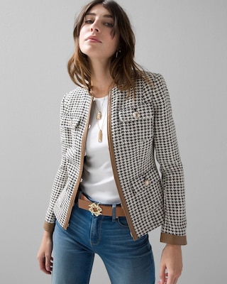 WHBM® Stylist Houndstooth Jacket